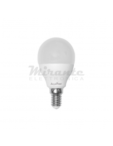 Alcapower - 8W Mini sfera LED Bianco Naturale E14