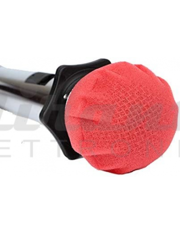 Spugna per microfono usa e getta, in schiuma non tessuto - confezione da 2 pezzi