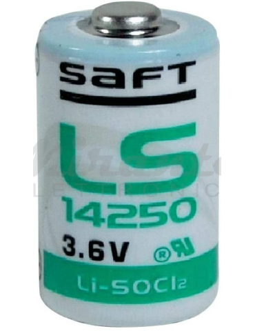 SAFT LS 14250 Pila Litio LiSOCl2 1/2AA 3.6V 1200mAh