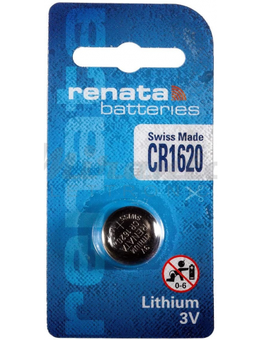 RENATA CR1620, Batteria Litio 3V