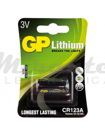 GP Batteries CR123 Pila Batteria Litio 3V